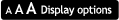 display options