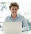 woman with laptop 100x110