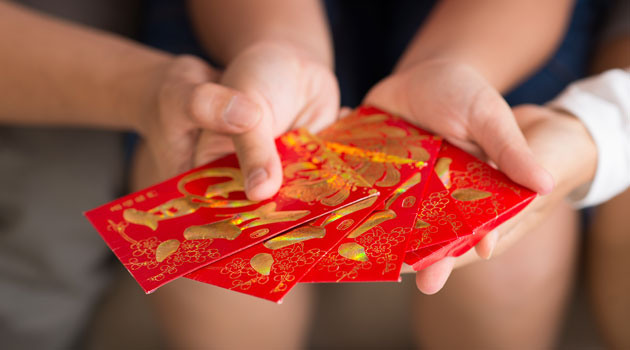 red envelopes chinese new year
