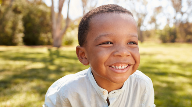 boy smiling