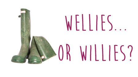 wellies or willies